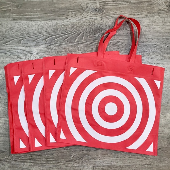 Set of 10 NEW Reusable Target Shopping Grocery Bags/Totes Washable Bags - Picture 1 of 1